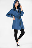 Women's Hooded Indigo Jacket