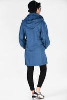 Women's Hooded Indigo Jacket